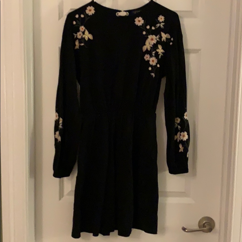 Topshop long sleeve dress
